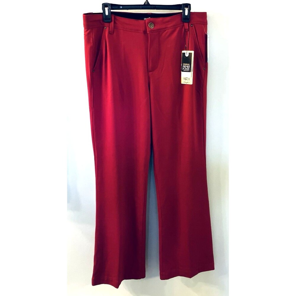 One 5 One Ponte Dress Pants Purple Size 16/33 NWT